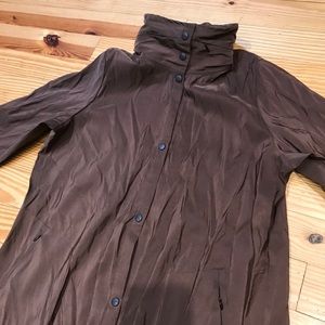 Babette San Francisco long rain coat jacket Sz M